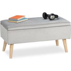 Relaxdays Ottoman Storage 40 L Capacity Settee Bench