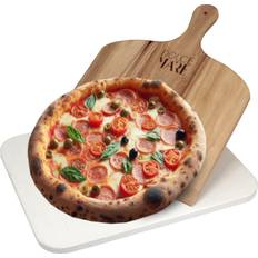 White Baking Stones Dolce Mare Mare SET Pizzastein Cordierit Baking Stone