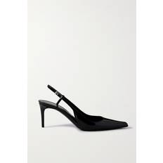 Saint Laurent Heels & Pumps Saint Laurent Vendome leather slingback pumps black