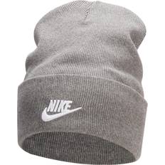 Nike Men Beanies Nike Tall Cuff Futura Beanie, Carbon Heather/white