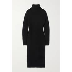 Dresses Saint Laurent Ribbed-knit wool sweater dress black