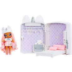 MGA Spielzeuge MGA 3-in-1 Backpack Bedroom Unicorn Playset- Tiffany Sparkles