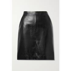 Saint Laurent Damen Lederrock schwarz