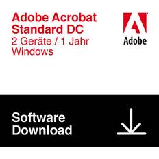 Kantoorsoftware Adobe Acrobat Standard DC Jaarlicentie 1 Gebruiker 2 Installaties