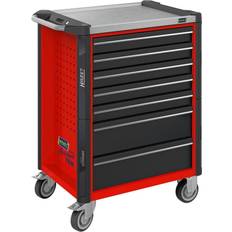 Hazet werkstattwagen assistent 7 schubladen flach und hoch 179nx-7-ral3020 Rot 90.000