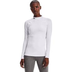 Under Armour Damen T-Shirts Under Armour Authentics Mockneck Mock Unterzieher weiß