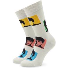 Happy Socks Dam Strumpor Happy Socks Beatles Silhouettes White 41/46