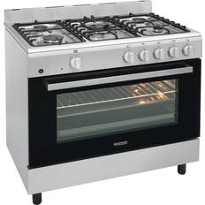 90cm - Horno de gas Cocinas Oranier Koch-Back-Station Gas FZE 1499 24 Acero inoxidable, Plata