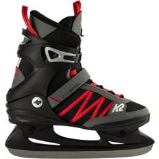 Schwarz Freizeitschlittschuhe K2 F.I.T Speed Ice Pro Schlittschuh 48.0 US=13.0 black/red