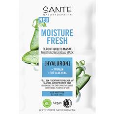 SANTE Gesichtsmasken SANTE Naturkosmetik Moisture Fresh Feuchtigkeitsmaske Hyaluron, Squalan & Bio-Aloe Vera, nährende Gesichtsmaske, pflegende