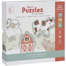 Little Dutch 6-in-1 Puzzle Farm FSC