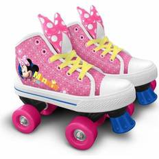 Goedkoop Inline Skates Stamp Minnie Mouse rolschaatsen meisjes roze/wit maat