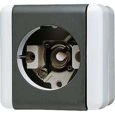 Grey Wall Dimmers Jung Lichtsignal 837-14W E14, Taster Schalter, Grau