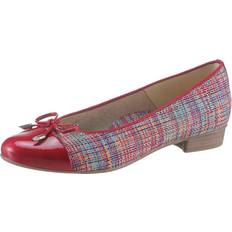 Ara Femme Chaussures basses Ara Closed Toe Ballet Flats - Multicoloured Rosso