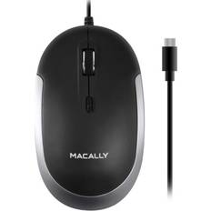 Macally UCDYNAMOUSE-SG USB-C Silent Click Mouse