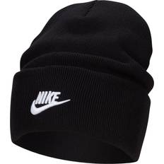 Nike Cotton Beanies Nike Peak Tall Cuff Futura Beanie - Black/White