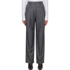 The Frankie Shop The Frankie Shop Gray Gelso Trousers Dark Grey