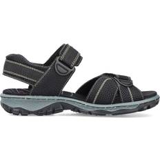 Rieker Damen Pantoffeln & Hausschuhe Rieker Outdoor Sandalen schwarz