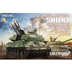 Modeller & Byggesæt Meng Russian ZSUScale23Scale4 Shilka Self Propelled AntiScale Aircraft Gun Model Kit 1:35