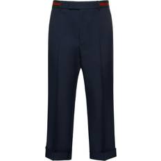 Gucci Trousers & Shorts Gucci Gerade Hose Web blau