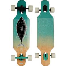 Blau Longboards Firefly Skateboard LGB 105 Silber