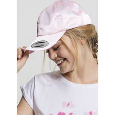 Herr - Satin Accessoarer Flexfit Low Profile Satin Cap unisex keps för män och kvinnor av glänsande satintyg, Ljusrosa, En