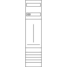 Hager Wandgehäuse Hager Verteilerschranktechnik, Komplettschrank universZ