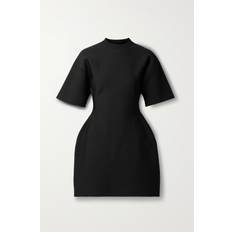 Balenciaga Damen Kleider Balenciaga Kleid Aus Kompakter Viskose Schwarz