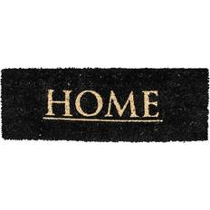 75.0 cm Dörrmattor Siena Home Coco Golvmatta 75 cm x 26 cm Svart Svart cm