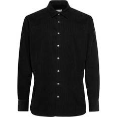 Moncler Shirts Moncler Hemd Aus Baumwollkord Schwarz