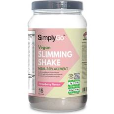 Simply Supplements Vegan slimming shake dairy free delicious strawberry flavour