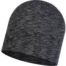 Buff Midweight Merino Beanie Graphite Multi Strip
