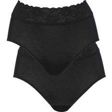 Calida Trusser Calida Maxitrusser Lycra Spitze Panty - Black
