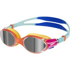 Orange Schwimmbrillen Speedo Biofuse 2.0 Verspiegelte Schwimmbrille für Kinder Blau/Orange