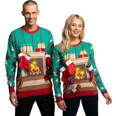 Led pejs SillySanta Pejs LED Juletrøje - Medium