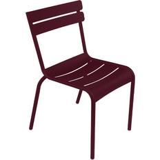 Aluminium Chaises de Jardin Fermob Luxembourg B9 Cerise Noire - Rouge