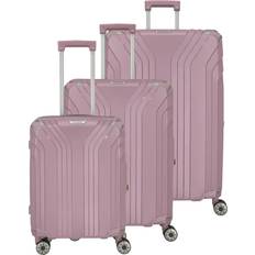 Travelite Elvaa Suitcase Set 4 Wheels Antique Pink