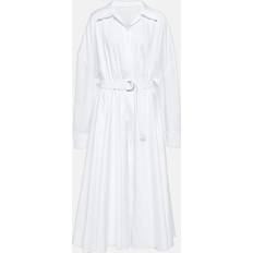 Norma Kamali Cotton shirt dress white