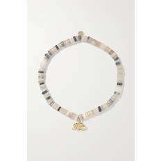 Elephant Family 14-Karat Gold Opal Diamond Bracelet - Gold