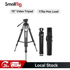 Tripod tabletop Smallrig 75" camera video tripod w/ fluid head, aluminum alloy heavy-duty tripod