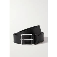 The Frankie Shop Hammered Leather Belt - Black