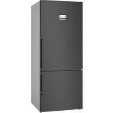 Bosch Svart Kylfrysar Bosch Serie 6 KGN76AXDR Køle-/Fryseskab Fritstående 406 L D Svart, Rostfritt Stål, Silver