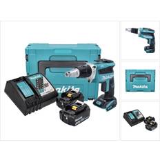 Makita dfs 452 rfj akku schnellbauschrauber 18 v akku 3,0 ah lader Blau 259mm