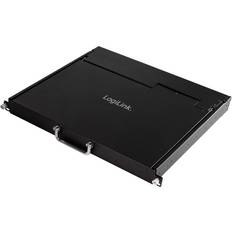 LogiLink 17, LCD KVM Konsole mit KVM Switch, 8 Port, schwarz