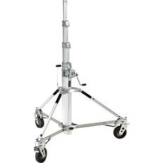 Manfrotto Avenger Long John Silver Stand with Foam Fill Wheels