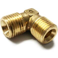 Brass Bottom Valves Brass Equal Elbow 1/4 O/D Petrol Fuel Pipe 1/4 BSP