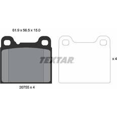 Volvo 240 Textar Bremsbeläge hinten Volvo 240