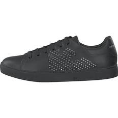 Emporio Armani Dam Skor Emporio Armani Lace Up Sneaker B168 Black silver Silver/Svart