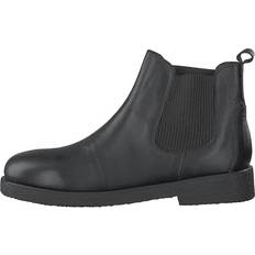 Chelsea Boot With Chunky Sole Black/black Svart