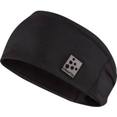 S Pannband Craft Microfleece Shaped Headband-BLACK/BLACK-OZ